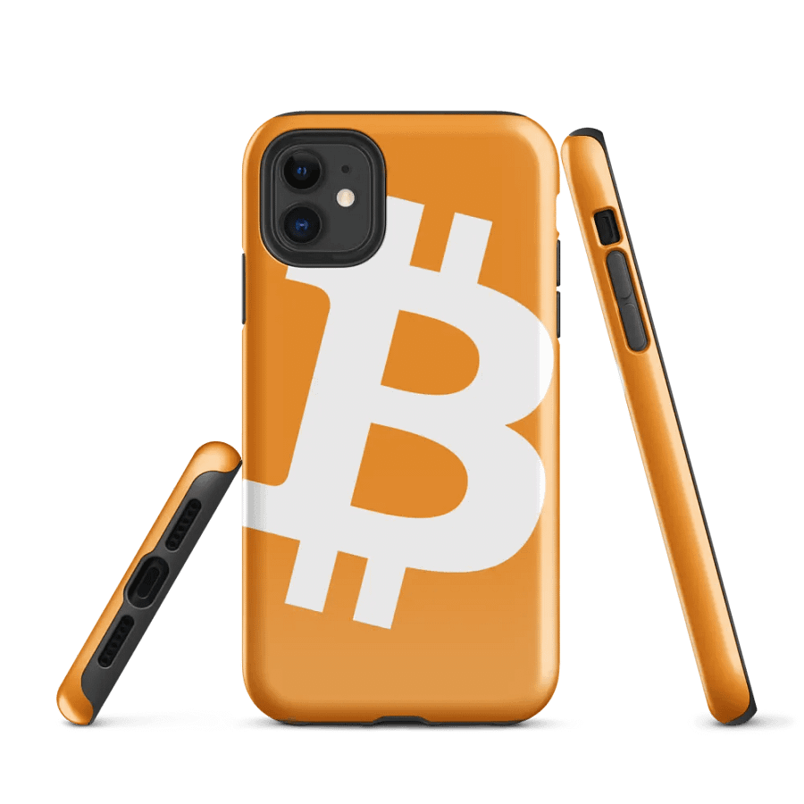 Bitcoin '₿' iPhone Case product image (1)