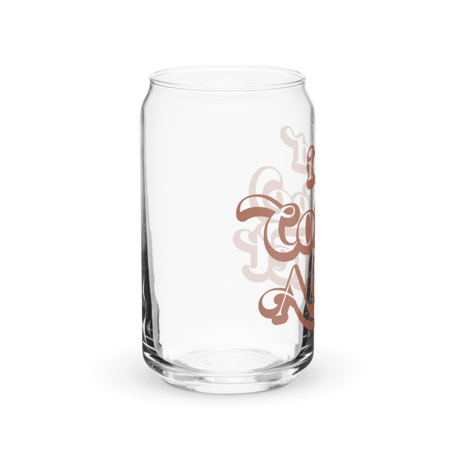 Iced Coffee Addict Print Glass Can Cup product image (4)