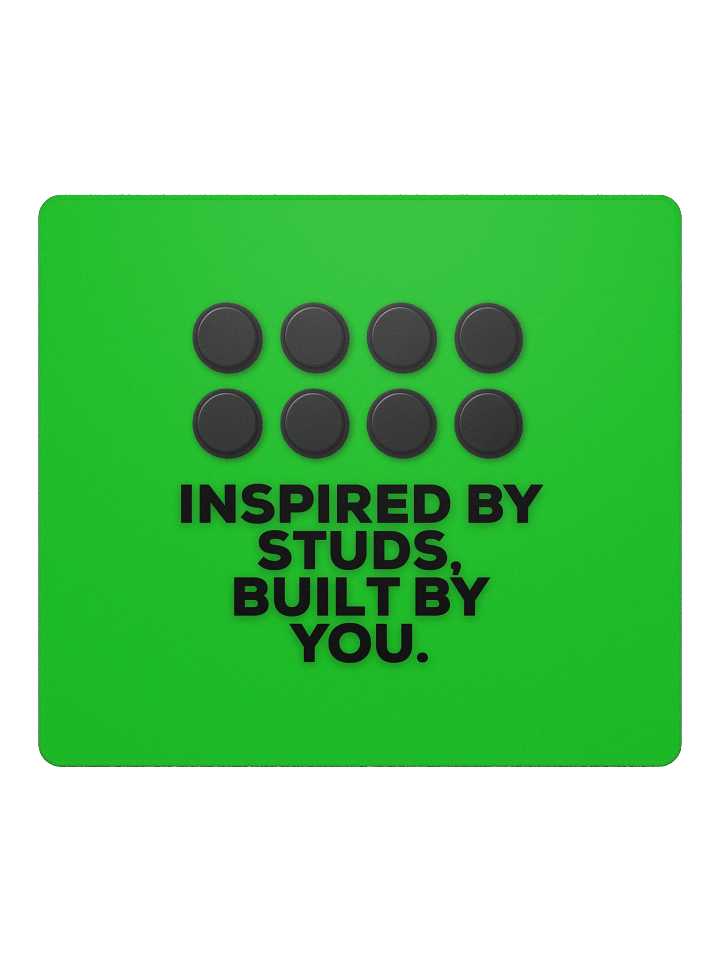 Inspired by Studs (Green) Mouse Pad product image (1)