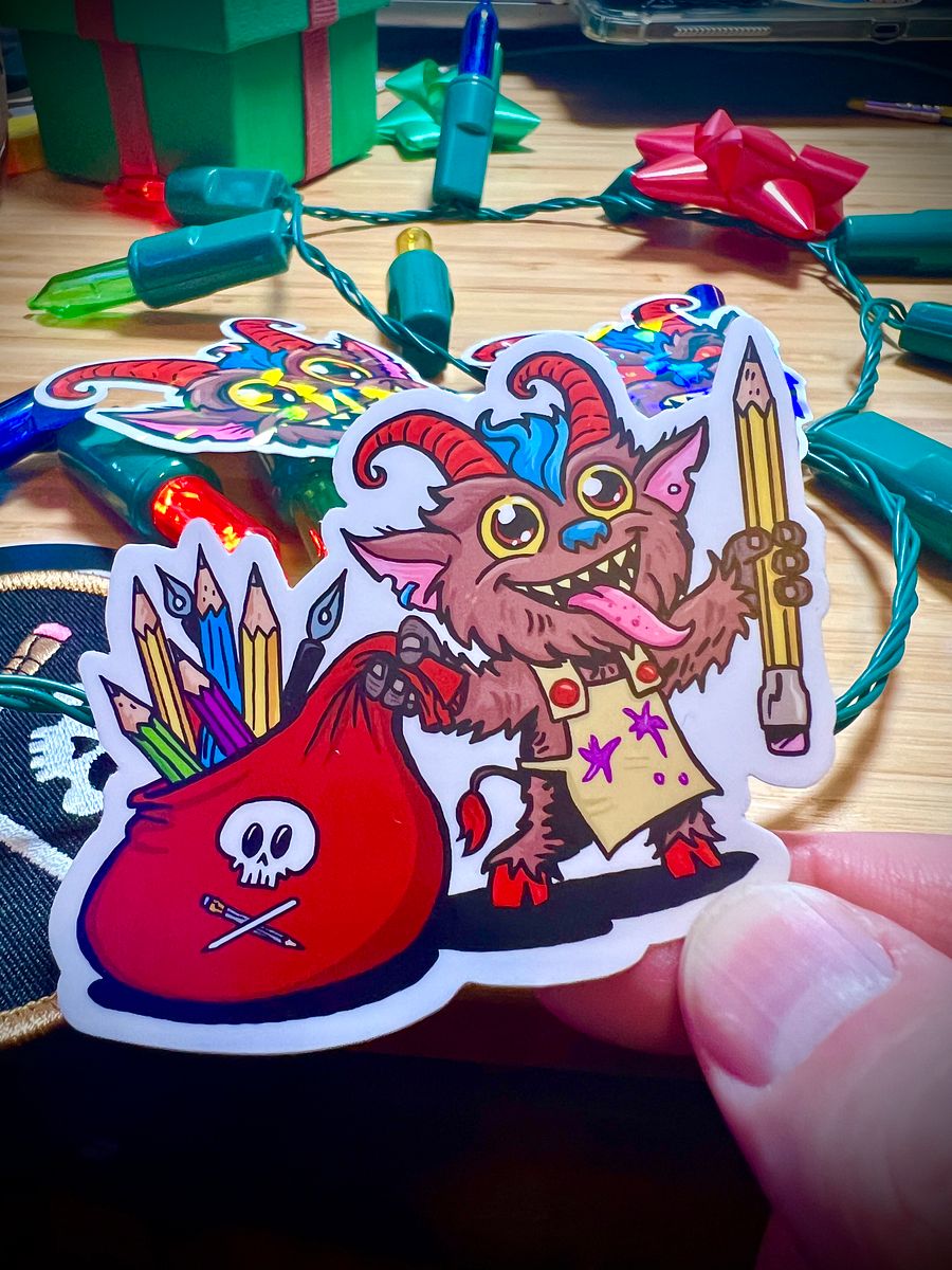 Lil' Krampus Sticker Set product image (2)