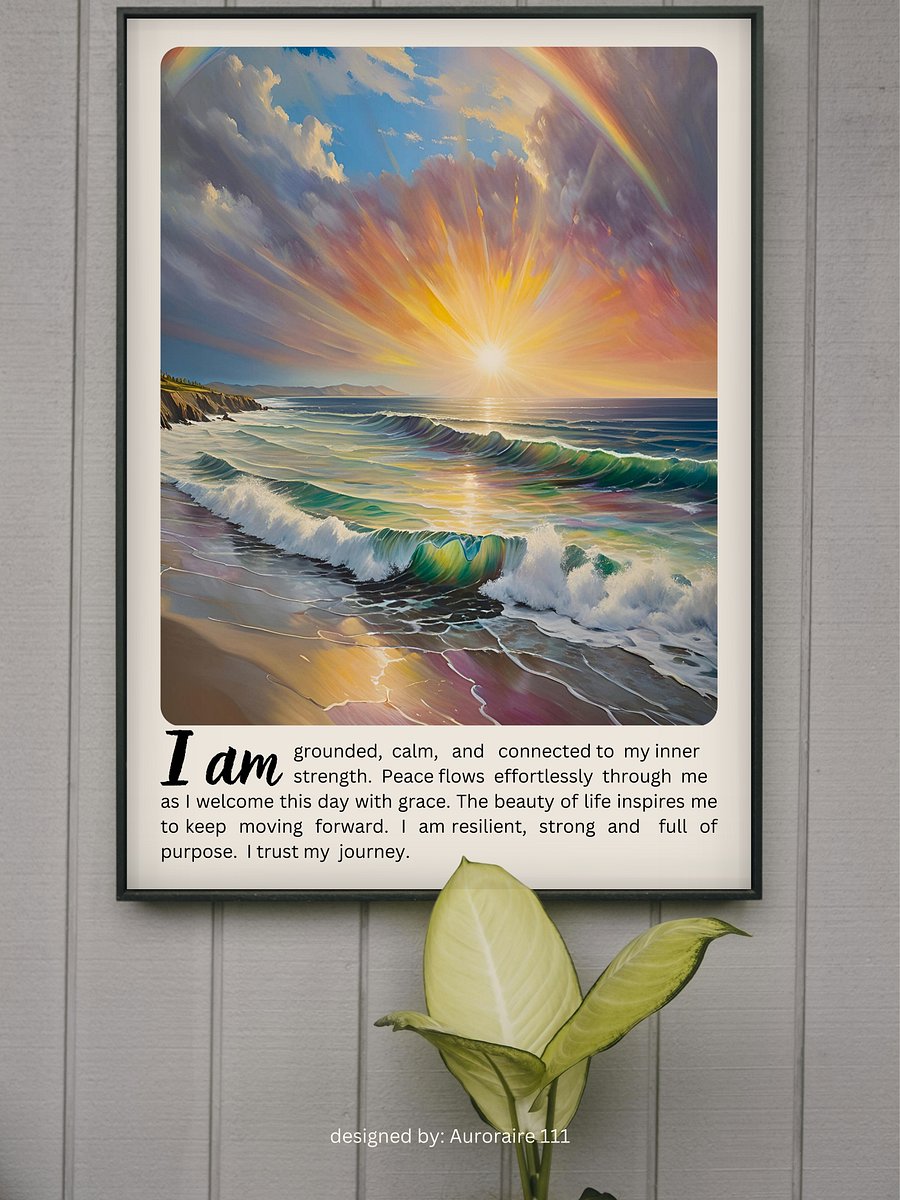 'I AM' Affirmation - Printable Wall Art | Digital Poster Download | Multiple Sizes Included product image (8)