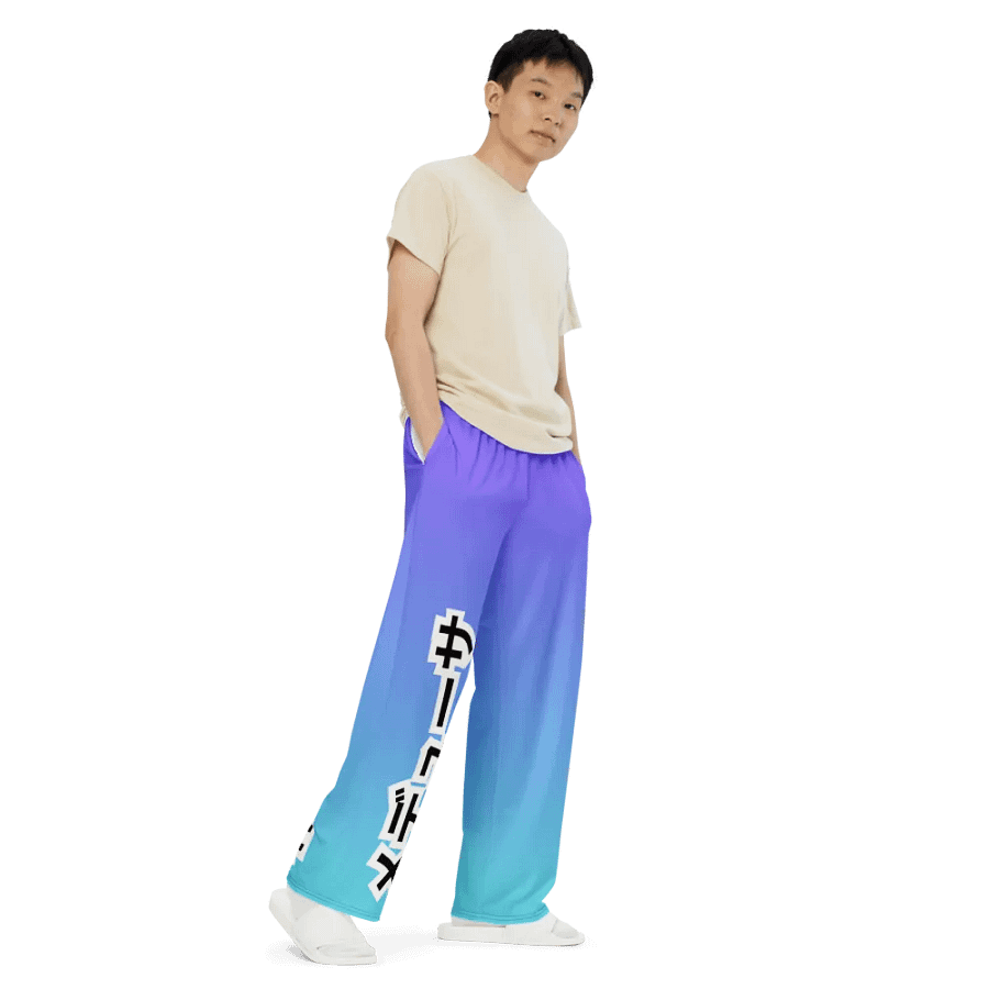 Katacana Wide Leg Pants - aqua product image (6)