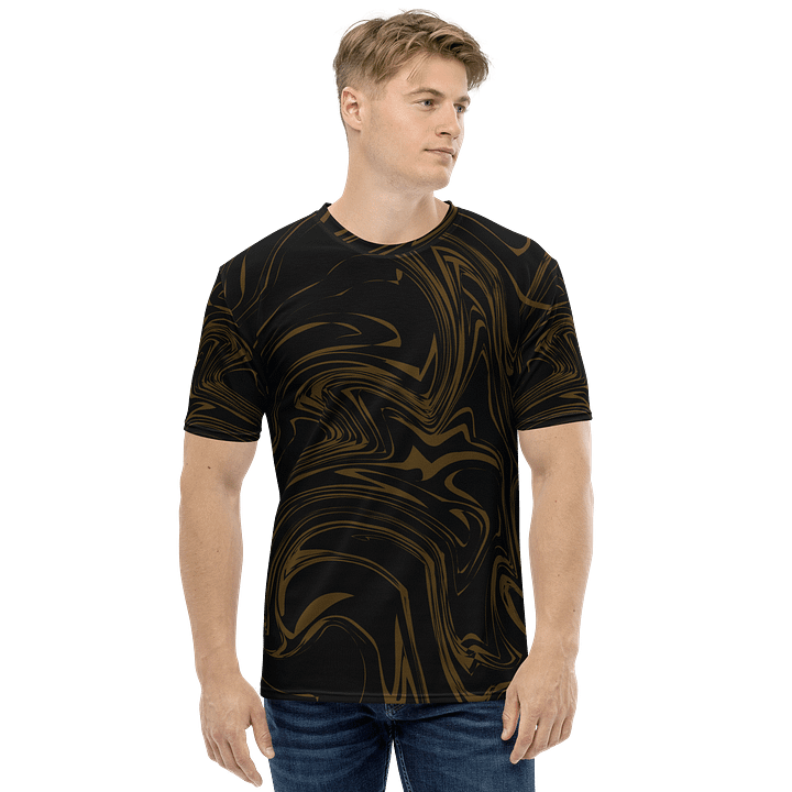 Fluid Gold Marbling All-Over Tee product image (2)