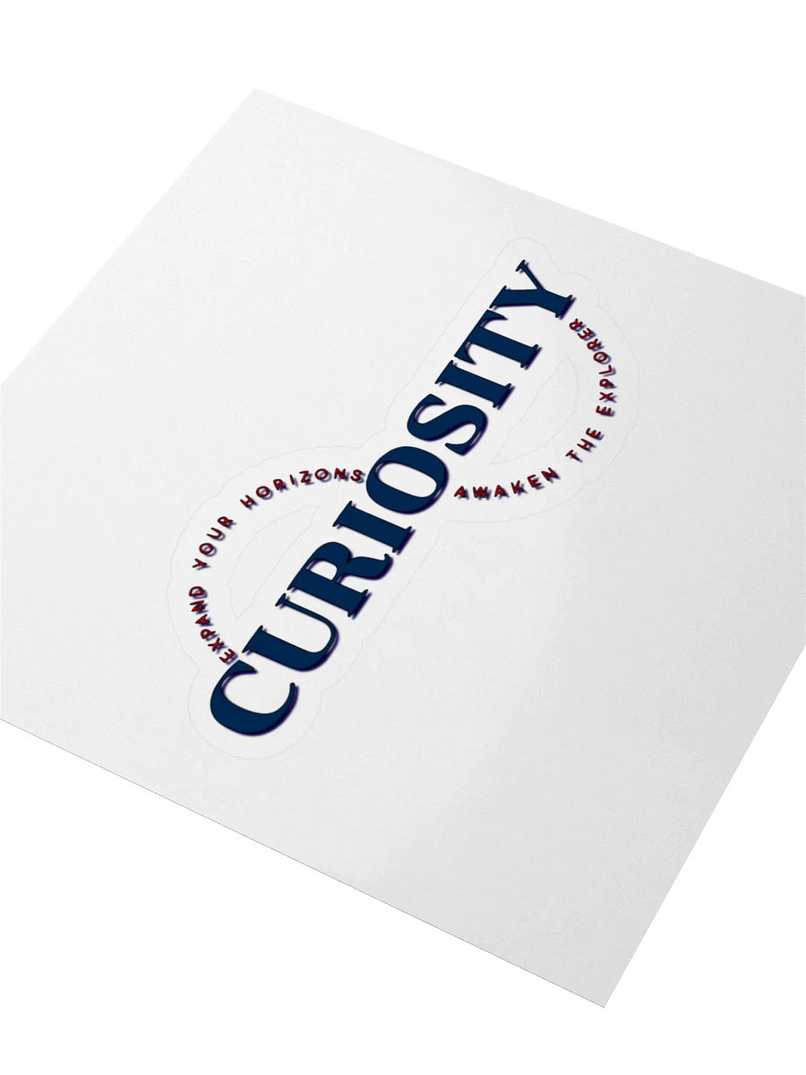 Curiosity Circle Kiss Cut Stickers product image (3)