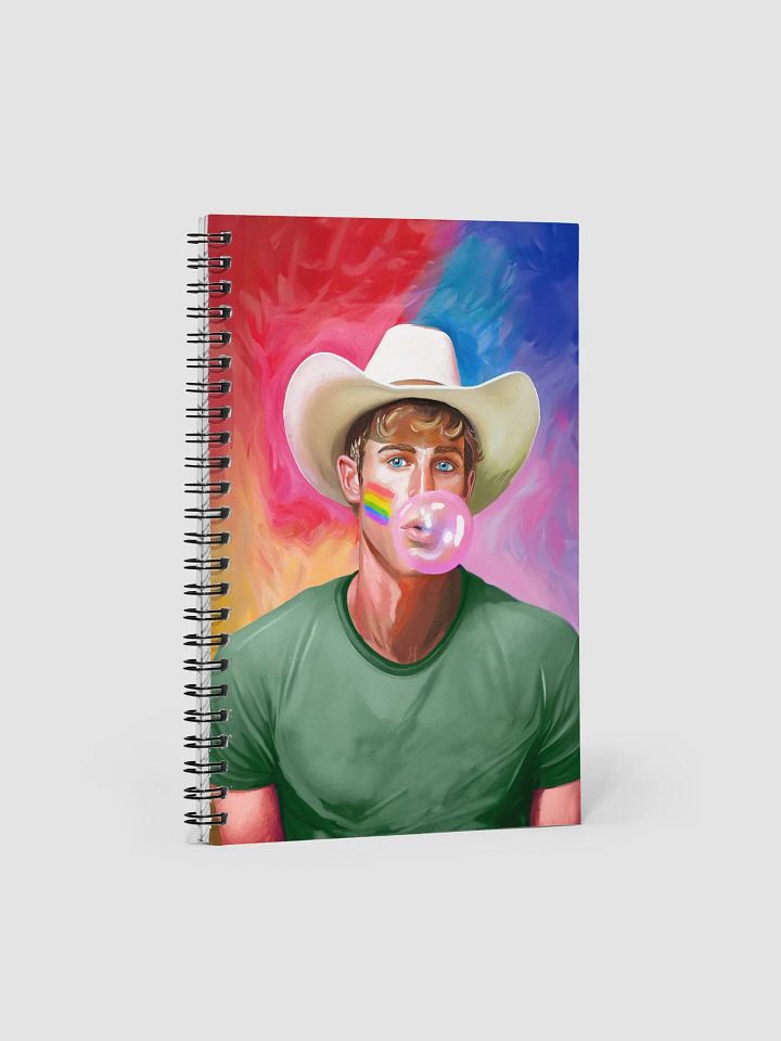 Gay Cowboy Pop Art Spiral Notebook product image (1)
