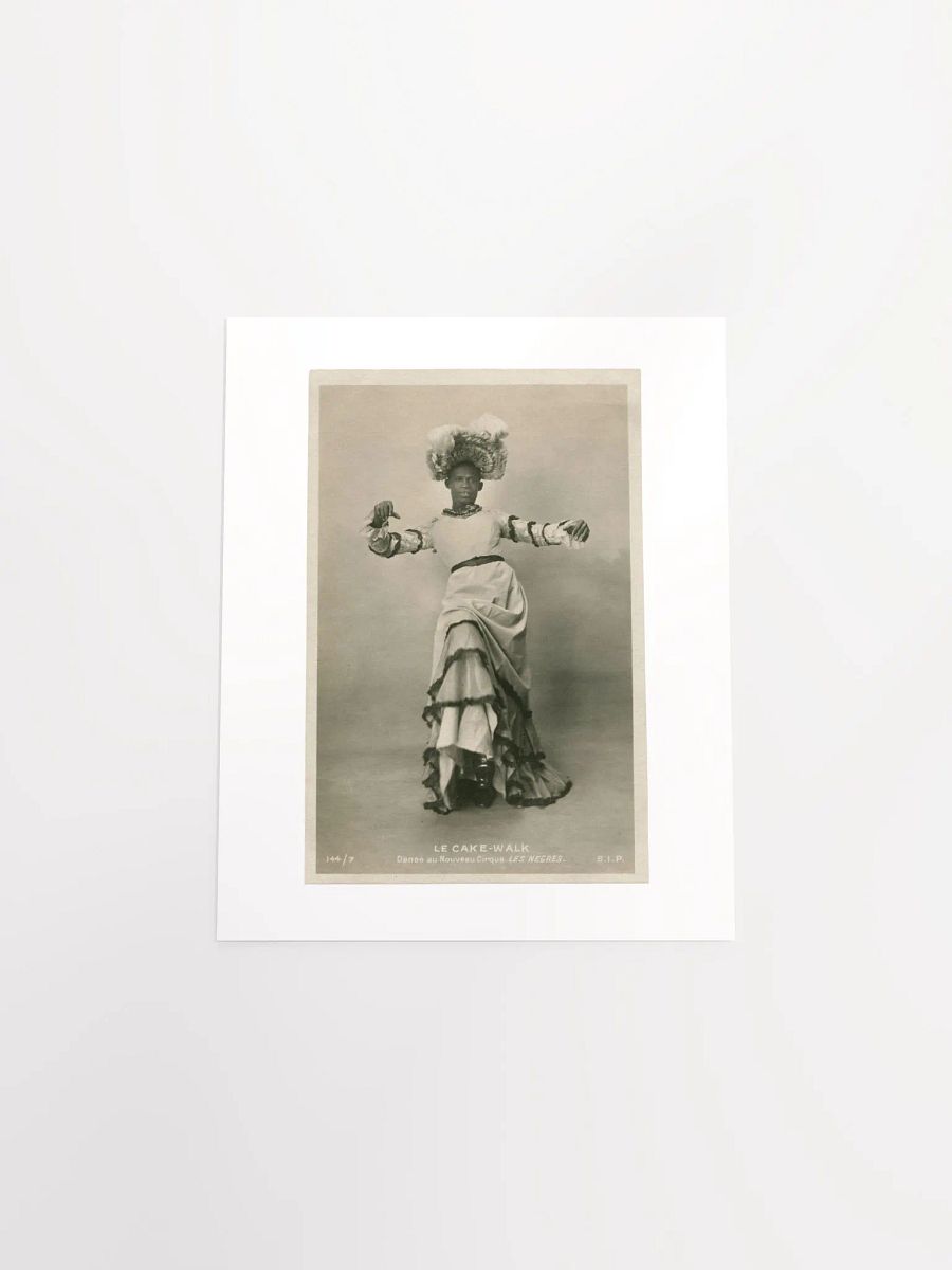William Dorsey Swann In Drag Performs A Cakewalk In Paris By Unknown (1903) - Print product image (4)