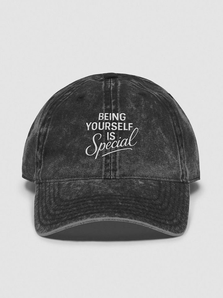 Embrace Your Uniqueness with Keira Knightley’s Inspirational Quote:   Being Yourself Is Special — Wear It Proudly with Our Exclusive Hat! product image (1)