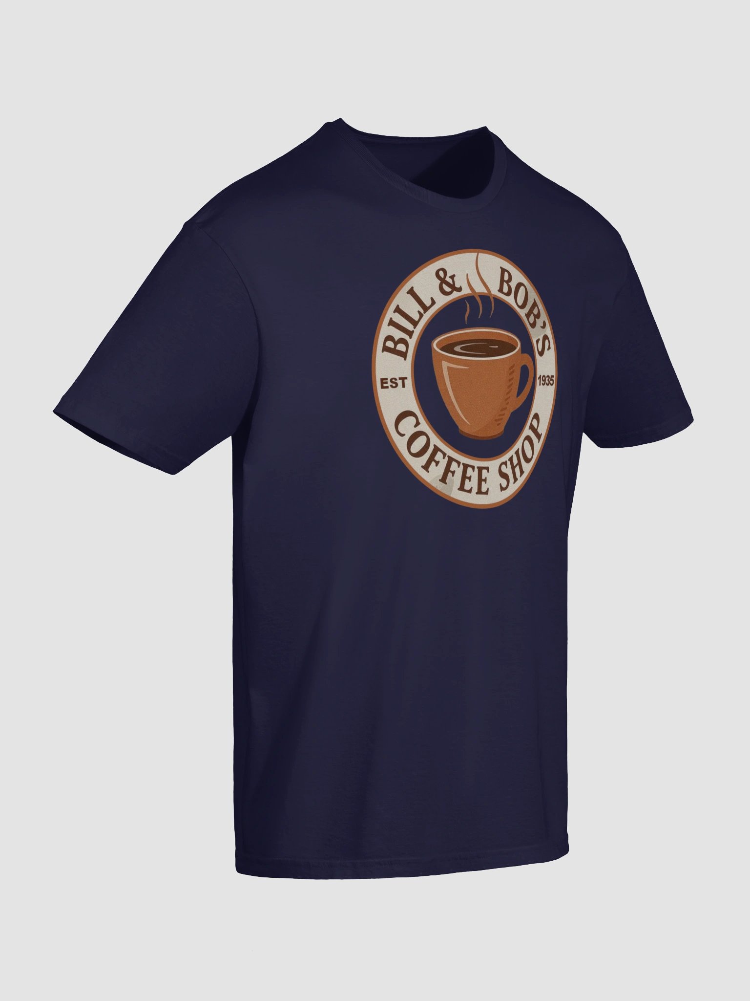 Bill and Bob's Coffee Shop | AA Recovery Gift T-Shirt product image (5)