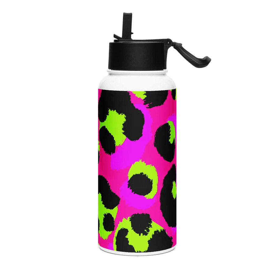 Leopard Print Stainless Steel Water Bottle product image (3)