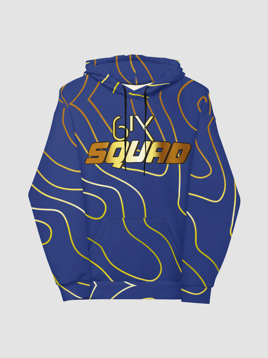 Blue & Gold Topography Hoodie product image (3)