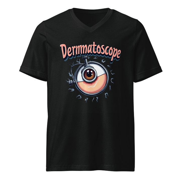 Eye-Catching Dermatoscope Illustrated V-Neck Tee product image (1)