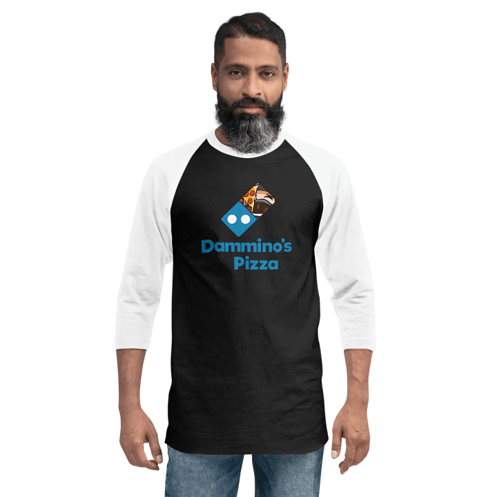 Dammino's Pizza Raglan Tee product image (12)