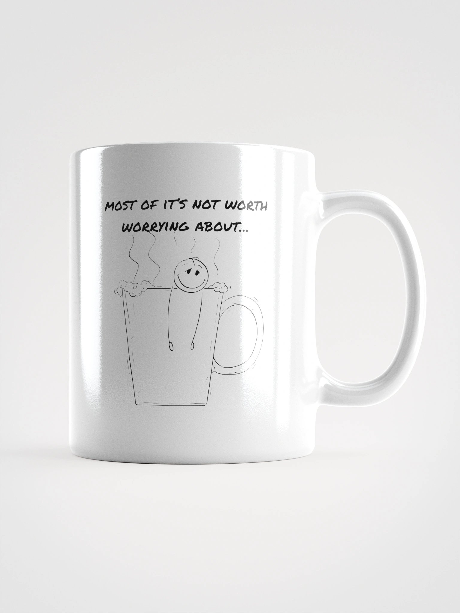 “Not Worth Worrying About” Mug product image (2)