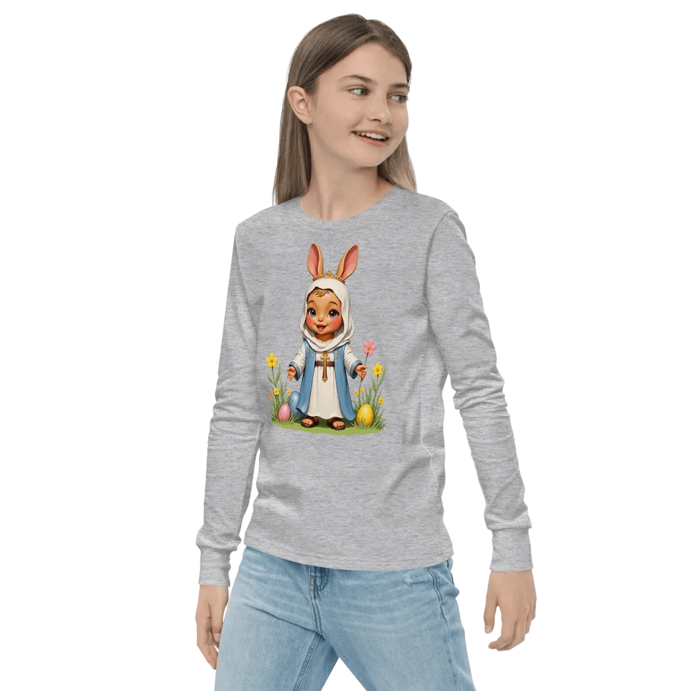 Easter Bunny Royalty Youth Long Sleeve Tee product image (22)