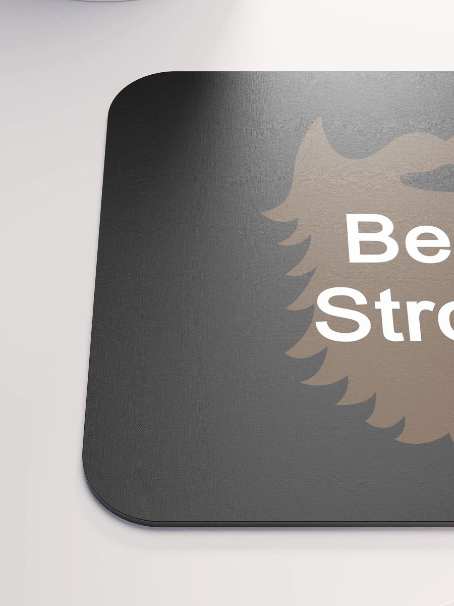 Brown Beard Strokes Classic Mouse Pad (Black) product image (6)