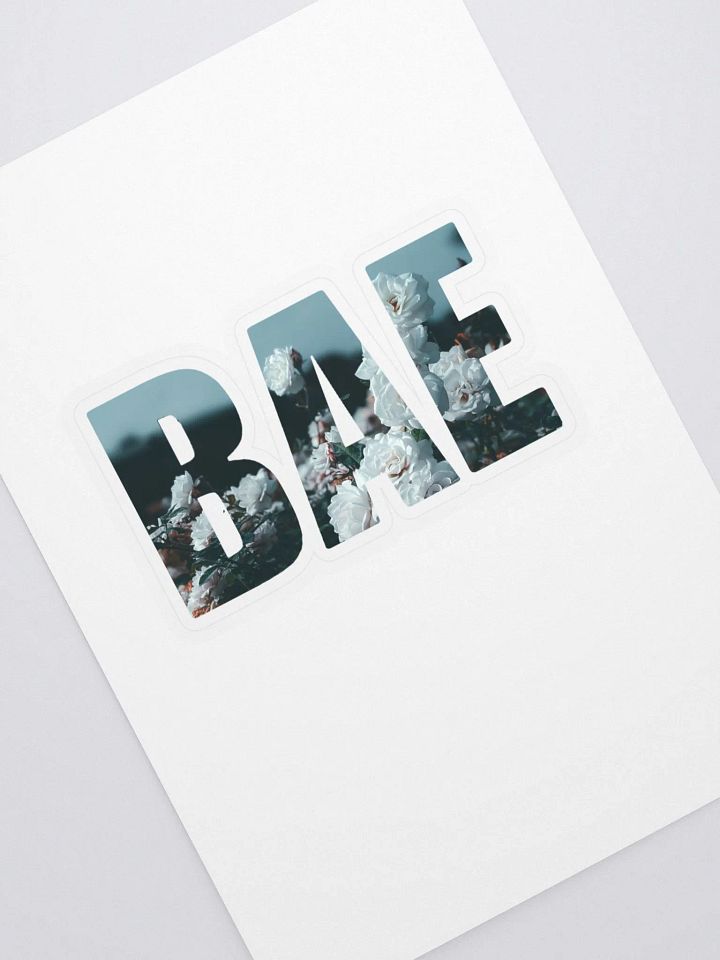 COLD SUMMER COLLECTION White Paradise Logo Sticker product image (2)