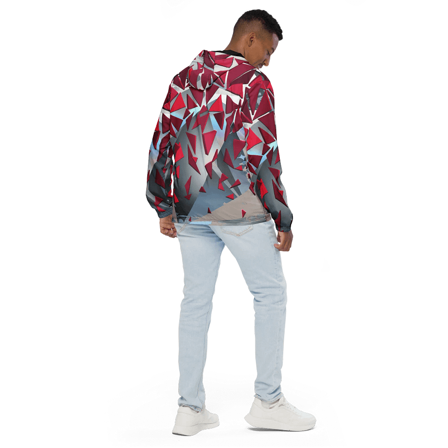 Storm braker windbraker, red and brue-grey product image (4)