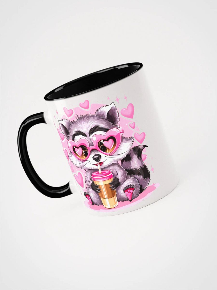 Love-Struck Raccoons Ceramic Mug product image (9)