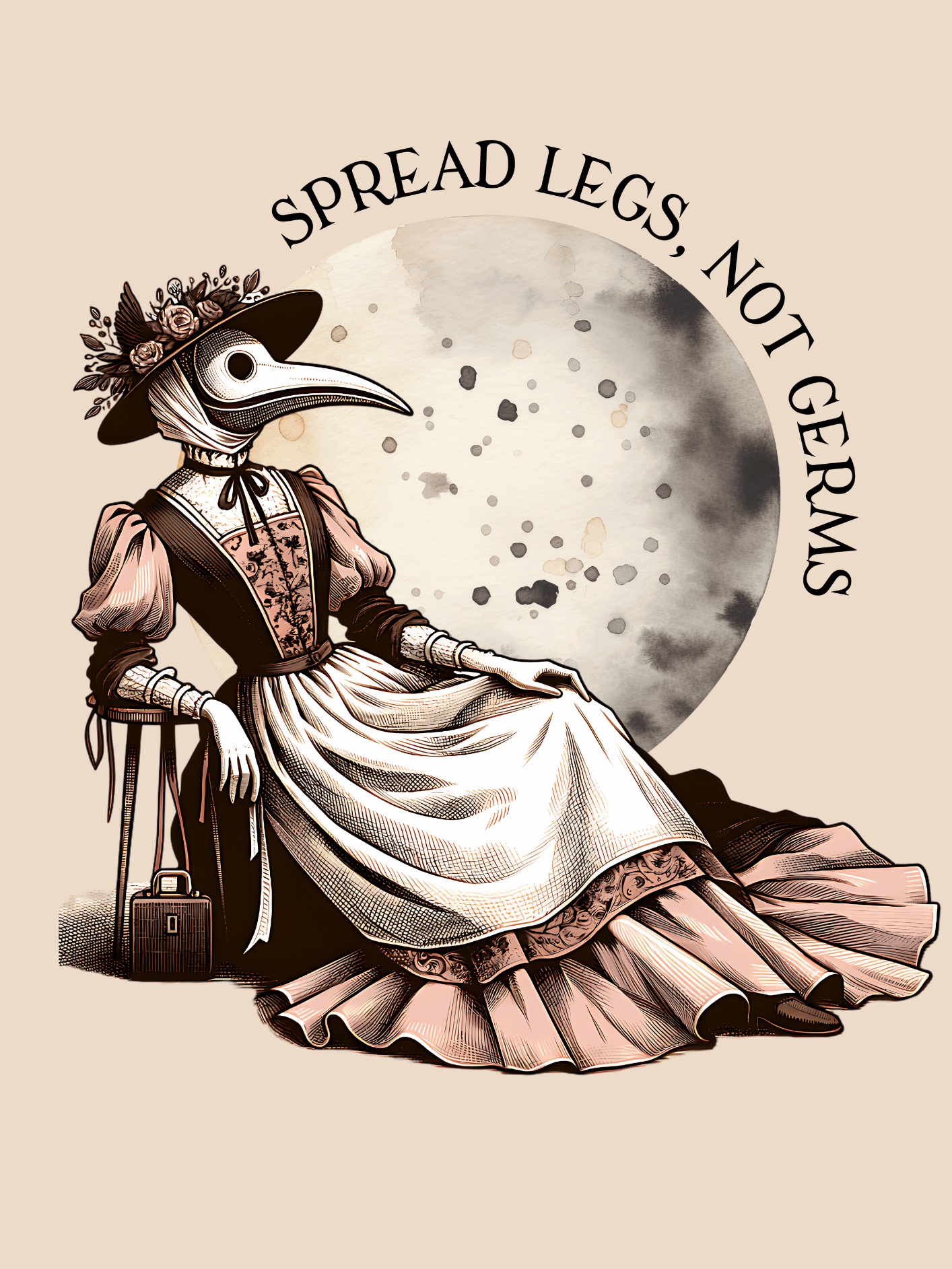 Spread Legs, Not Germs Unisex T-Shirt product image (1)