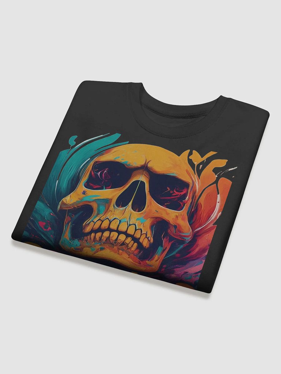 Vibrant Skulls Artistic Sweatshirt product image (4)