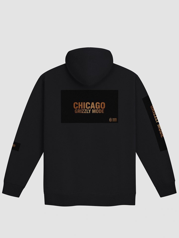 Grizzly Mode Premium Fleece Zip-Up Hoodie | Chicago | Football | Home Locker product image (4)