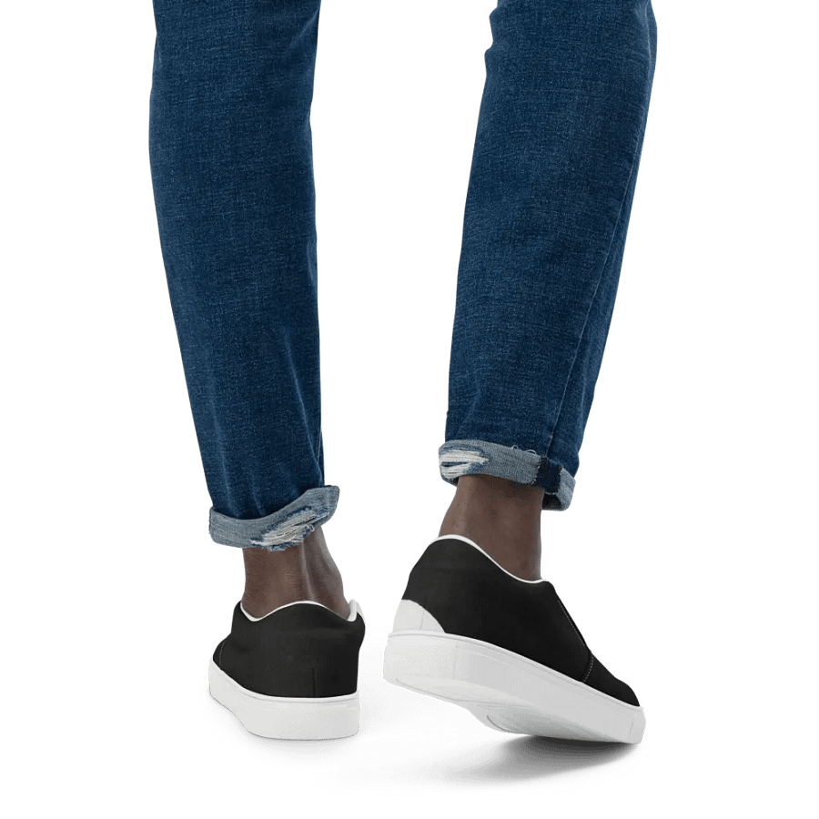 Premium Black Men's Slip-On Shoes n. 16 product image (6)
