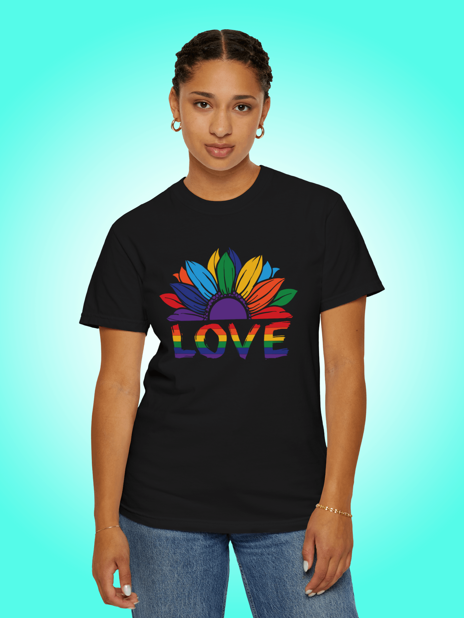 Rainbow Love Flower product image (1)