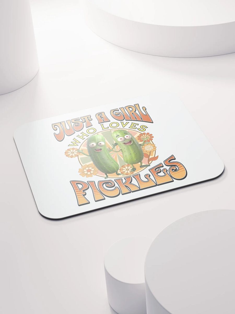Just A Girl Who Loves Pickles Paradise Mouse Pad product image (4)