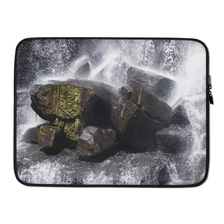 Waterfall Rocks Laptop Sleeve product image (2)