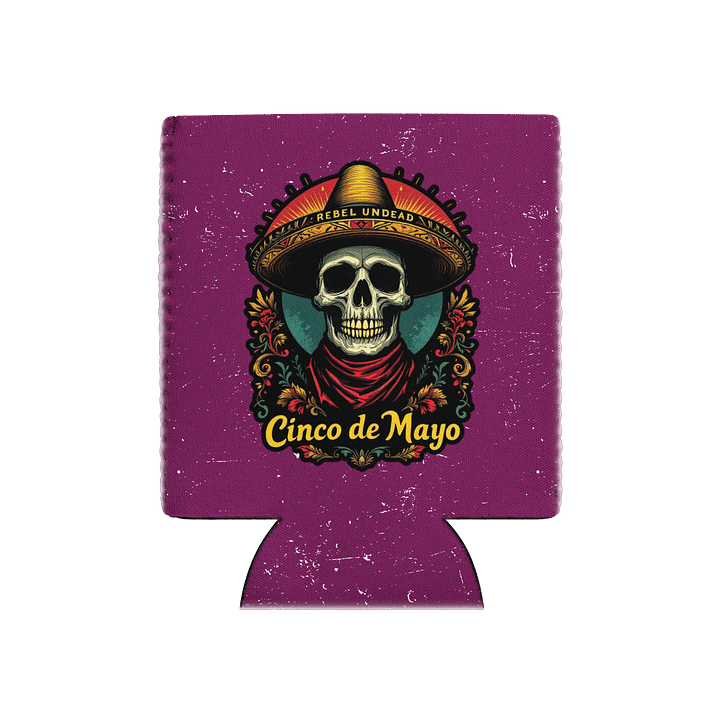 Rebel Undead Skull Can Cooler product image (2)