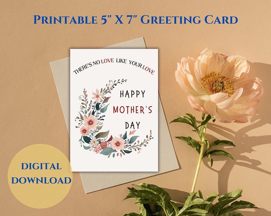 Your love Mother's Day Card product image (1)