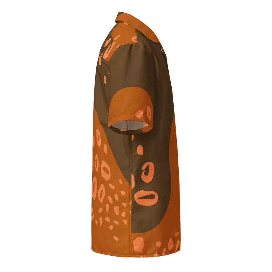 Orange Tropical Breeze Hawaiian Shirt product image (4)