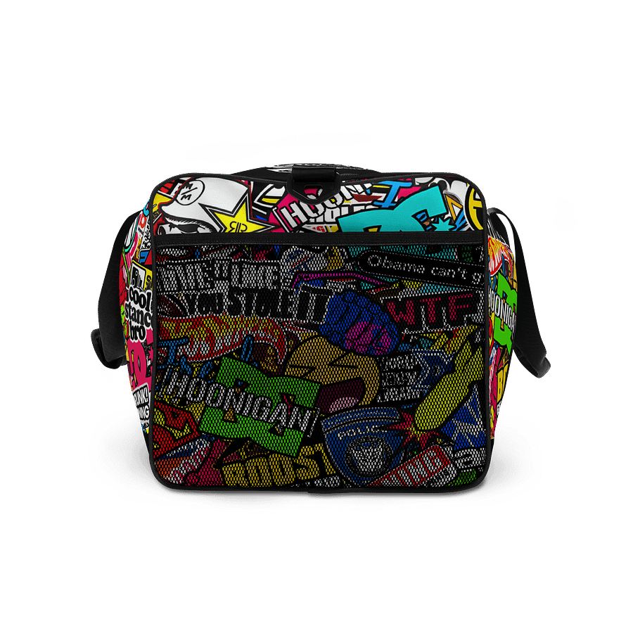 Sticker Bomb All-Over Print Duffle Bag product image (8)