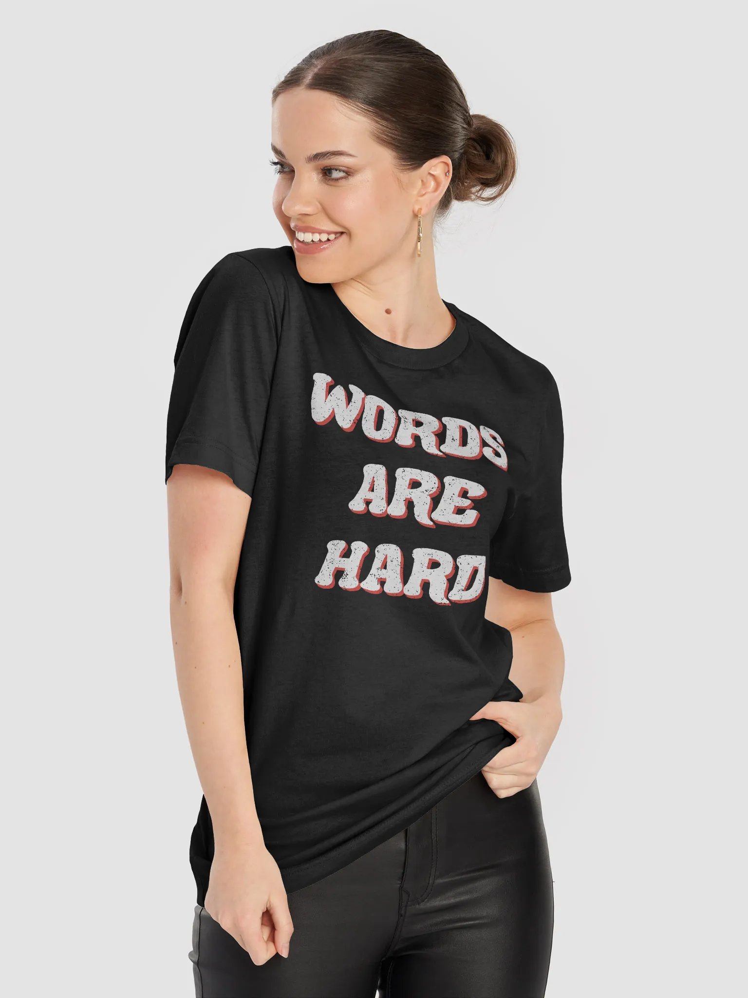 Retro Words Are Hard Tee product image (8)