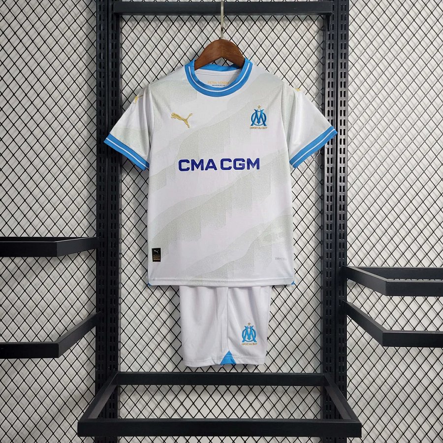 kids olympique de marseille 2023/2024 kit product image (1)