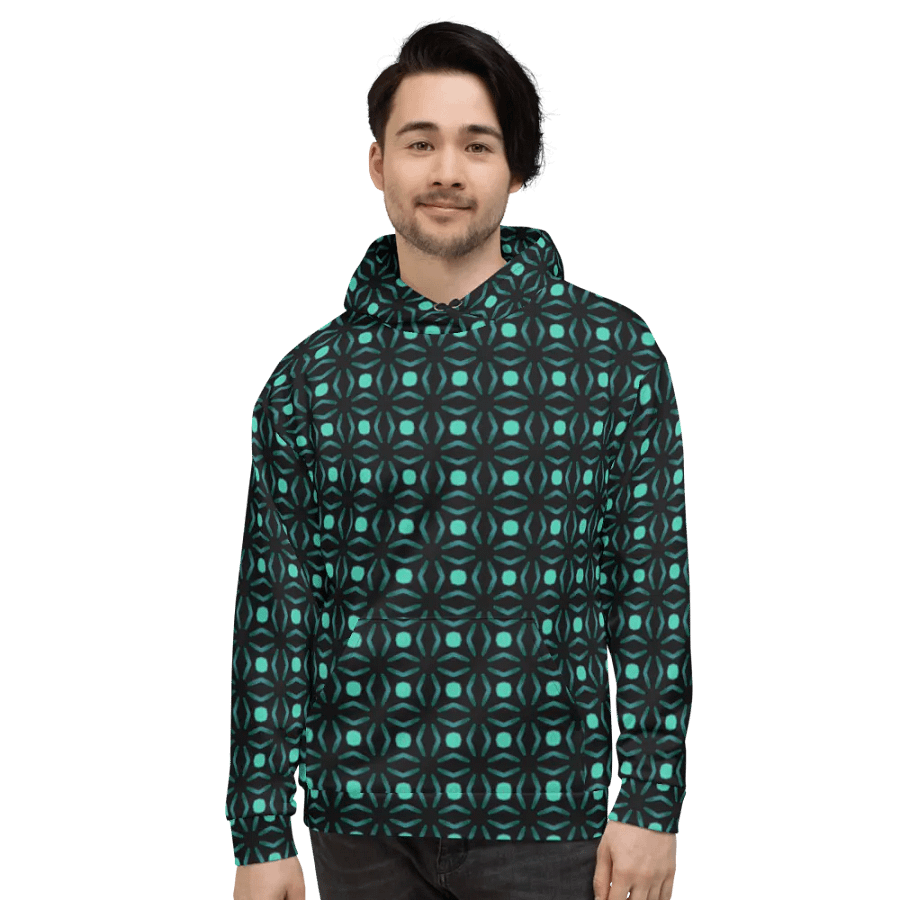 Abstract Repeating Values Unisex All Over Print Hoodie product image (11)
