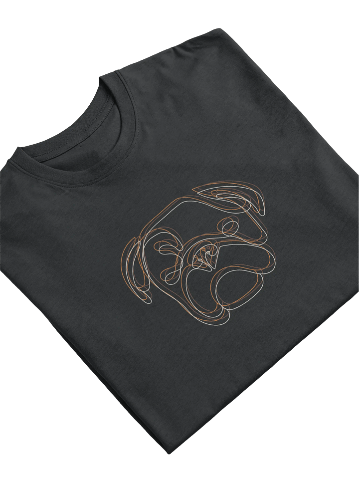 Abstract BullDog Line Art Tee product image (1)