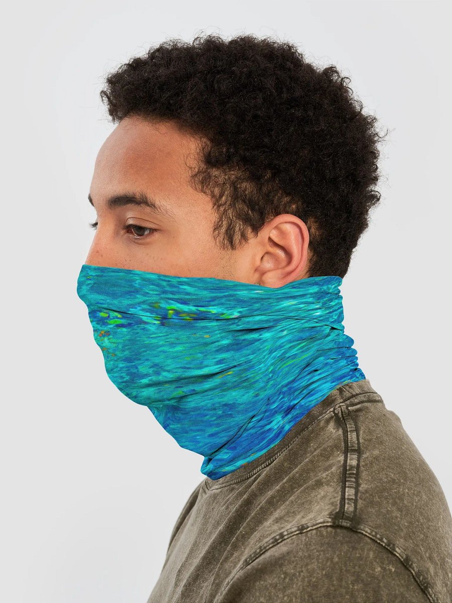 Aqua Ripples Custom Neck Gaiter product image (3)