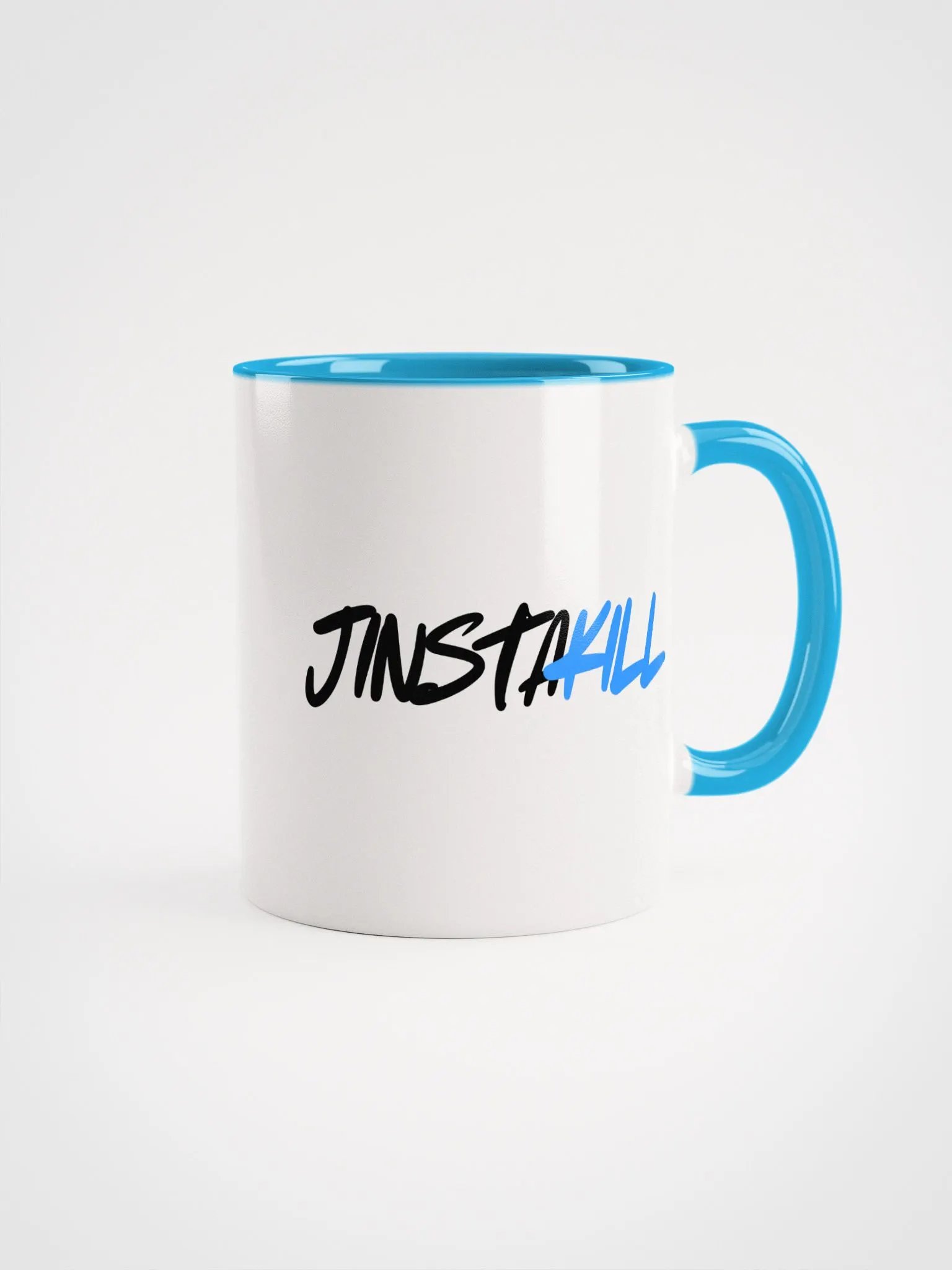 Jinstakill Ceramic Mug White/Blue product image (1)