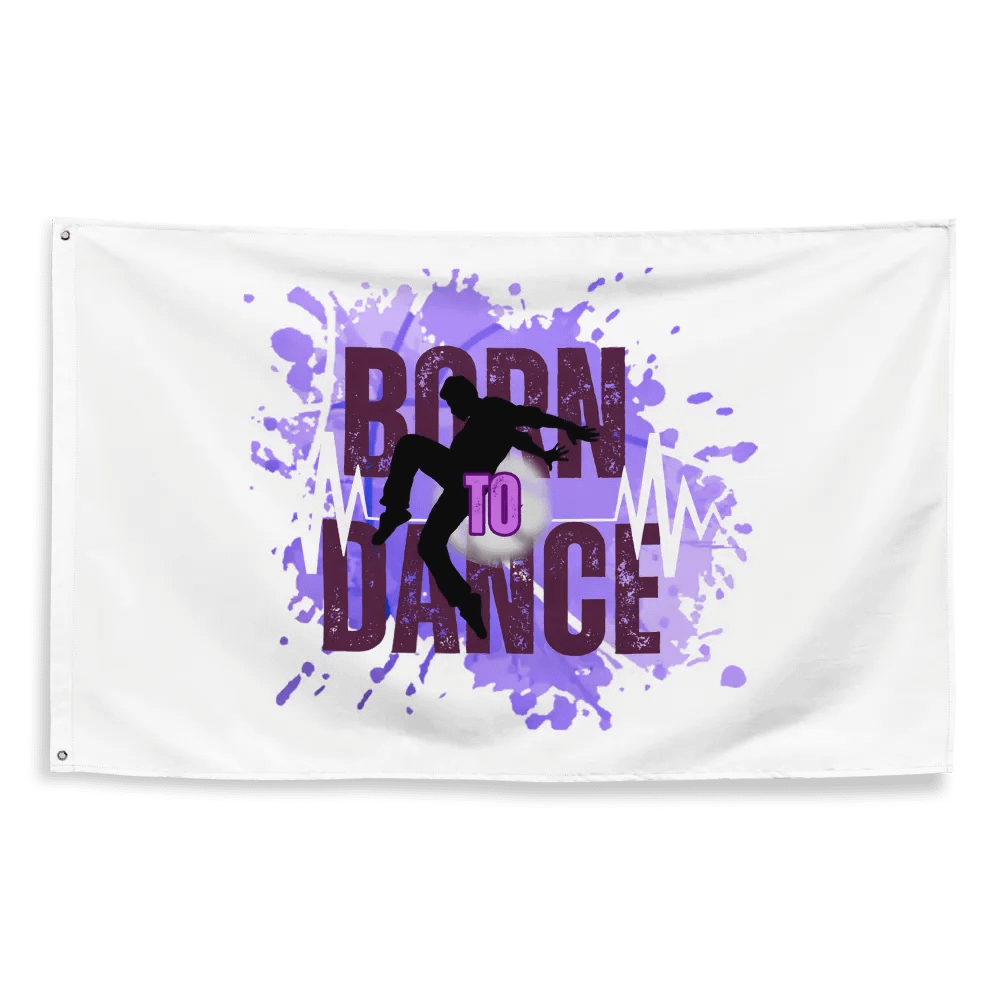 Born to Dance His Silhouette Flag product image (2)