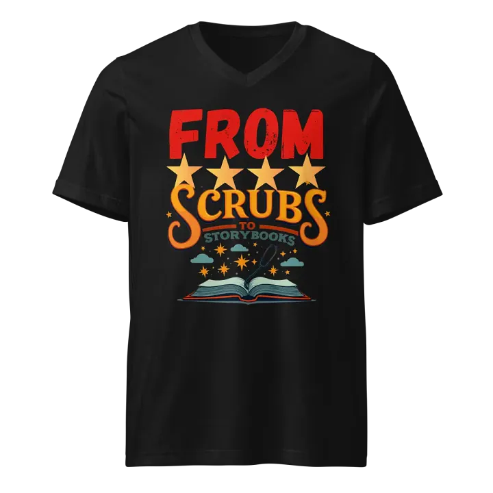 Parents and healthcare heroes, From Scrubs to Storybooks V-Neck Tee product image (1)