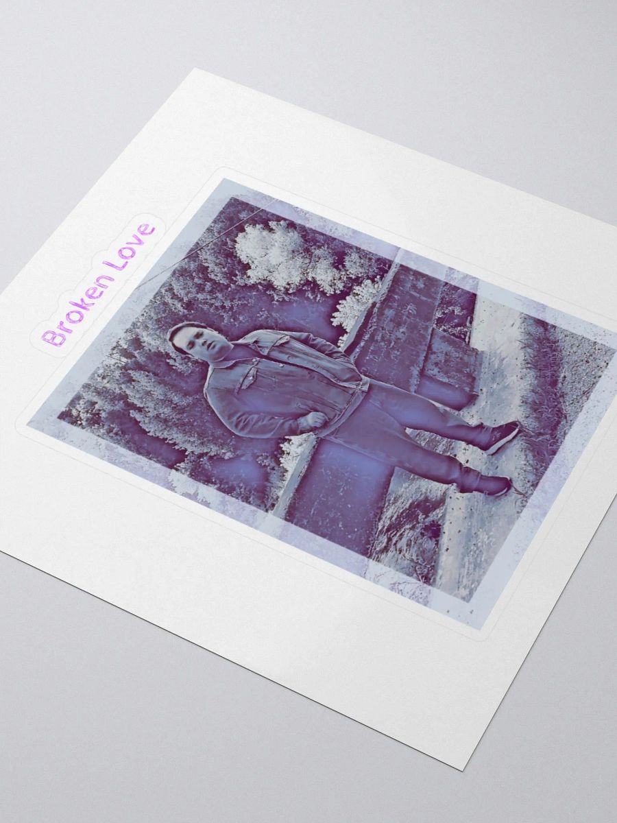 Broken Love Cover Art Sticker product image (10)