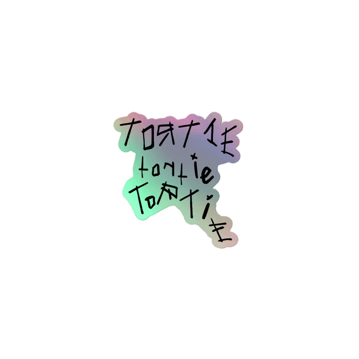 Tortie Tortie Holo Sticker product image (1)
