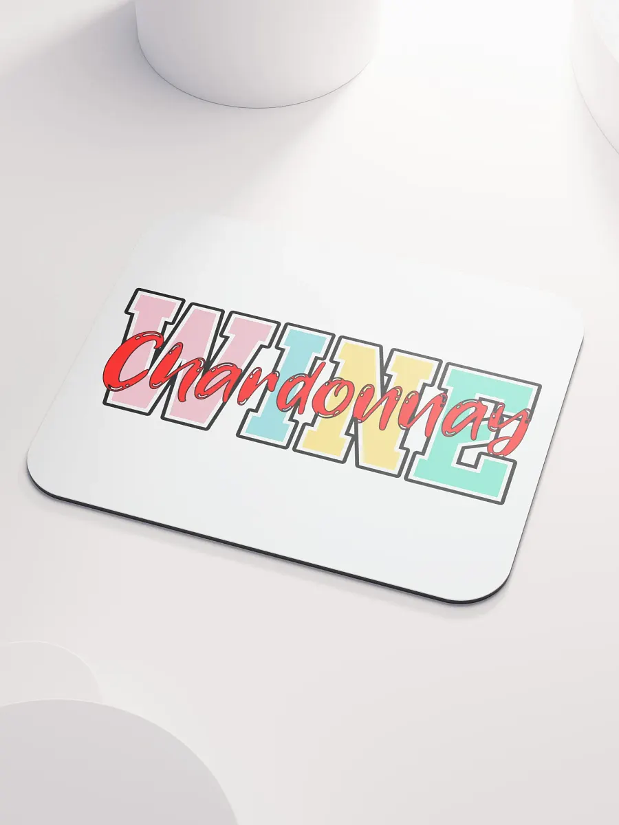 Wine Chardonnay Dreams Mouse Pad product image (3)