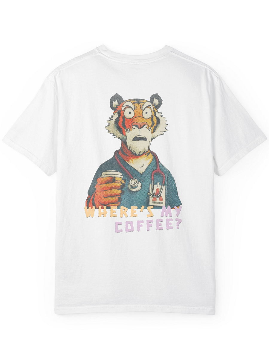 Funny Nurse Shirt, Coffee Tiger Tee product image (128)