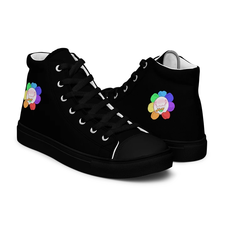 Black Flower Sneakers product image (1)