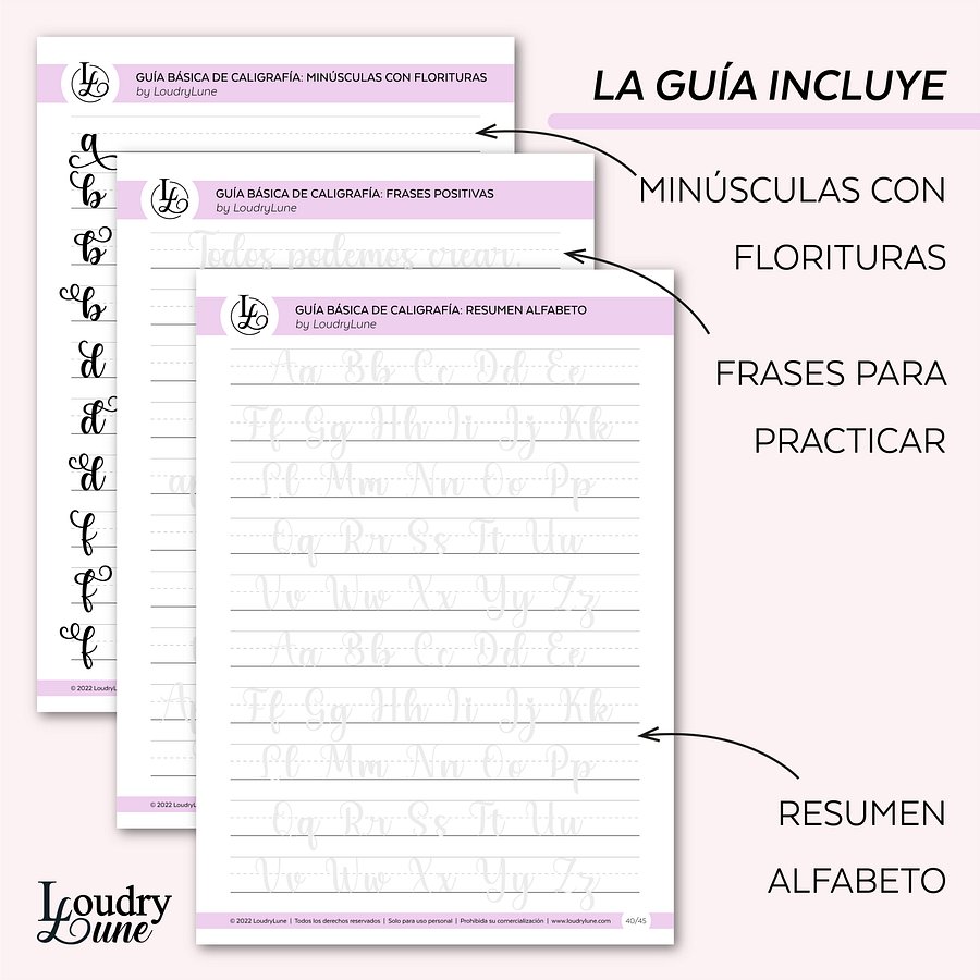 Guía Básica de Caligrafía para Rotuladores Chicos product image (6)
