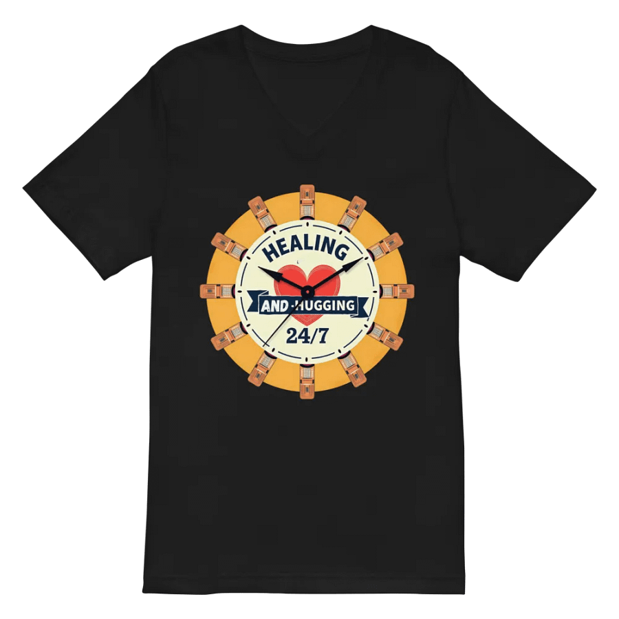 Healing Hearts 24/7 V-Neck Tee product image (3)