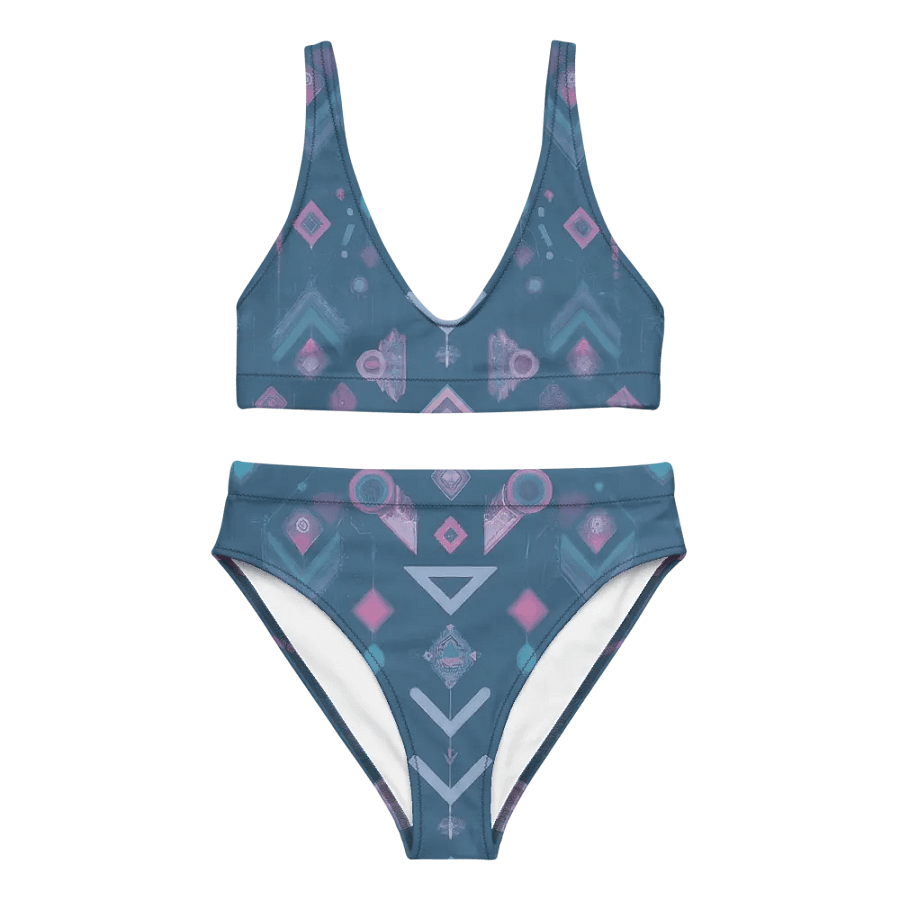 Neon Geometric Symmetry Bikini Set product image (2)