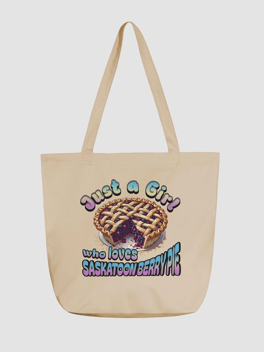 Just A Girl Who Loves Saskatoon Berry Pie Tote Bag product image (5)